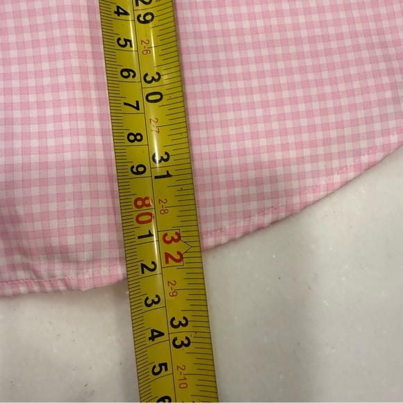 Peter Milllar Crown Soft Men’s Button Down Shirt Pink/white Gingham Size M - Picture 10 of 10